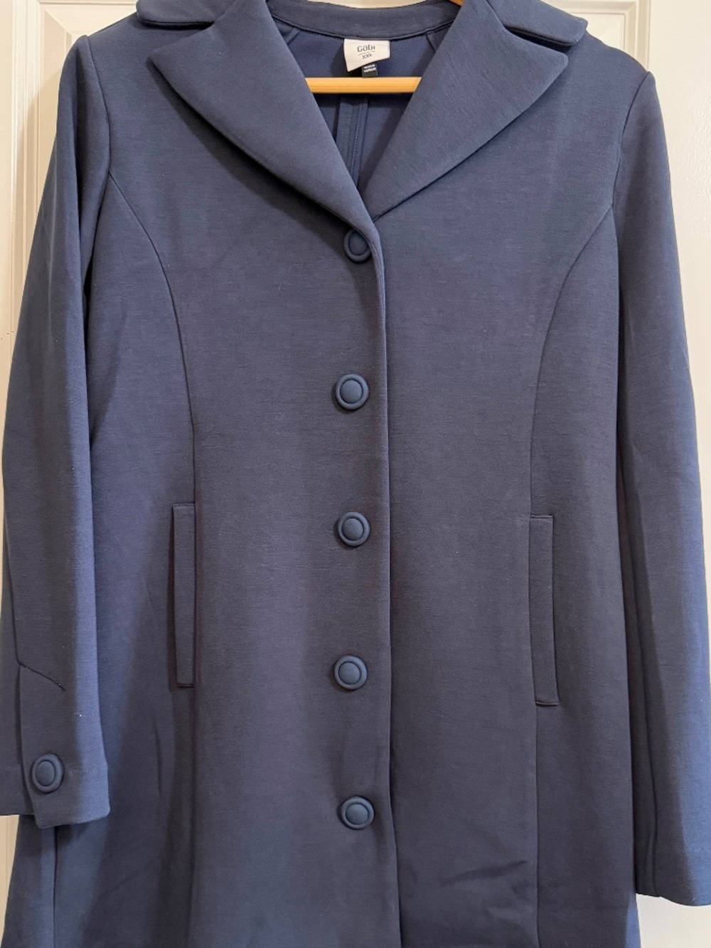 Cabi At Ease Topper #6670 Classic Navy XXS Spring 2025 NWOT